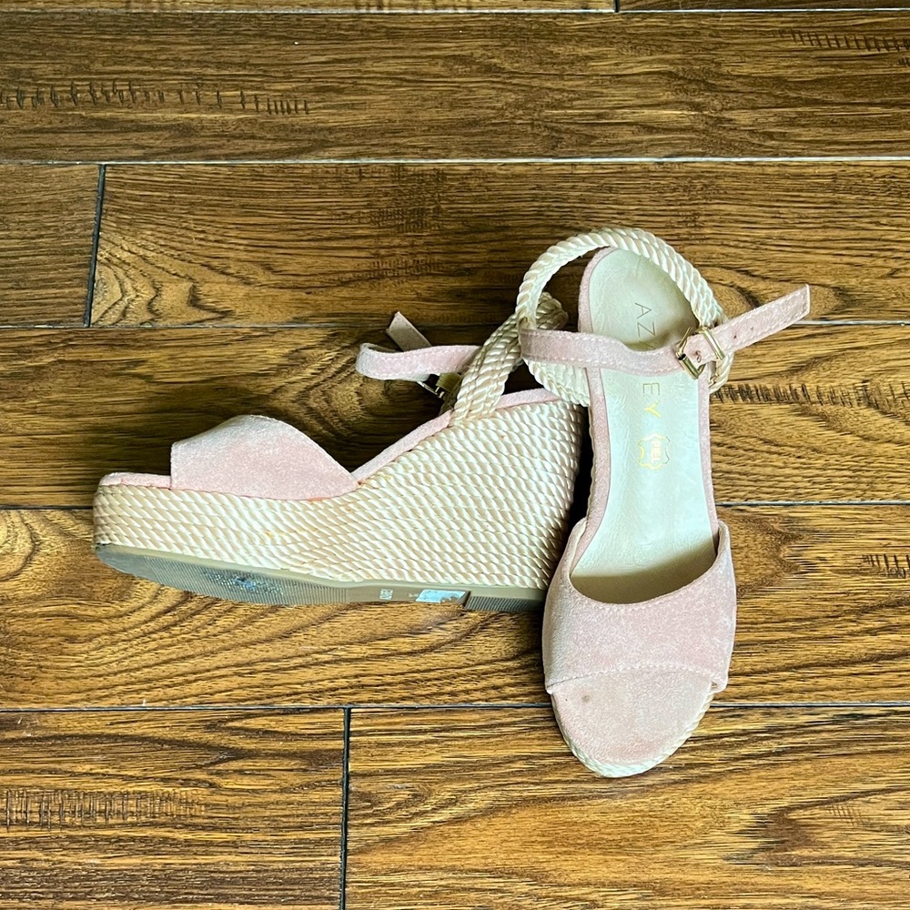 Women's Pink Wedge Sandals